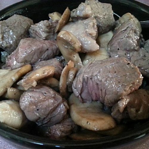 AIP Keto Steak and Mushrooms